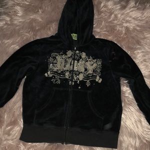 Kids large juicy couture zip up adult xs